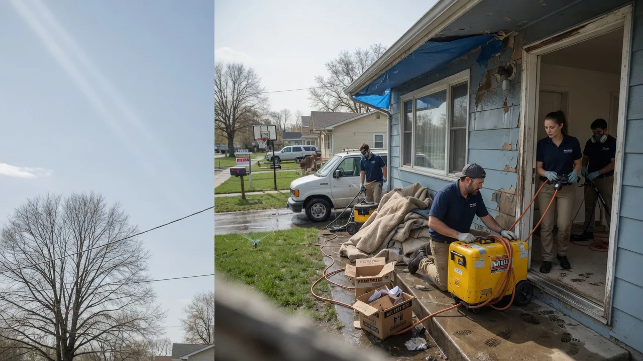 Basement Flood Cleanup in Falkville, AL near me